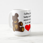 Teddy Bear Hug - 15 oz. Mug (Devant gauche)