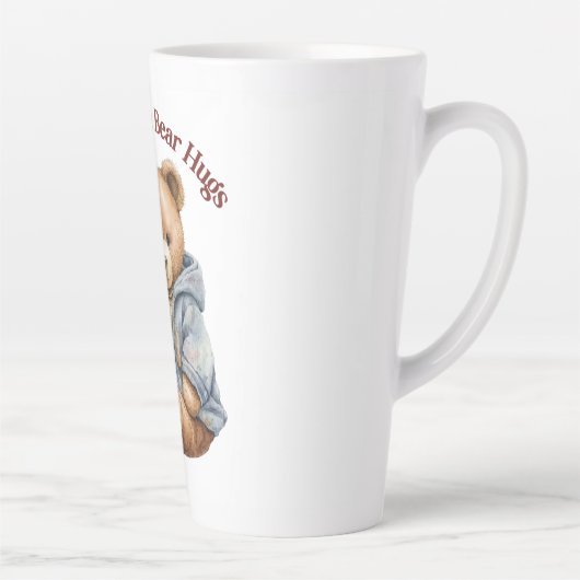 Teddy Bear Hug Latte Mok (Rechts)