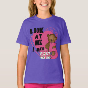 Teddy Bear Ik ben 5 Verjaardag T-shirts en Geschen