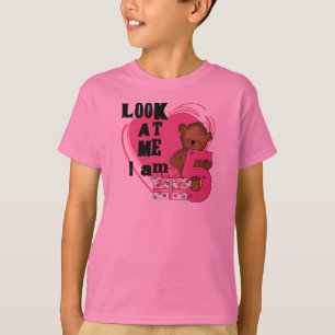 Teddy Bear Ik ben 5 Verjaardag T-shirts en Geschen