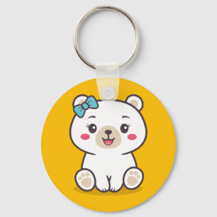 Teddy Bear Illustratie Sleutelhanger