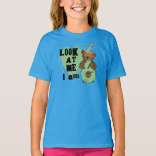 Teddy Bear I'm 6 Anniversaire T-shirts et cadeaux