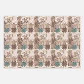 Teddy Bear Inpakpapier Vel (Voorkant 2)