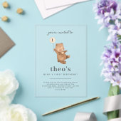 Teddy Bear Invitation pour le premier anniversaire (Insitu (Mariage))