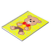 Teddy Bear Jaune Carnet photo géométrique de la sp (Côté gauche)