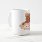 Teddy Bear - Je t'aime ! Café Mug (Devant gauche)