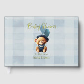 Teddy Bear Jean Baby shower Bleu (Recto)