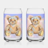 Teddy Bear kan glas drinken (Achterkant)