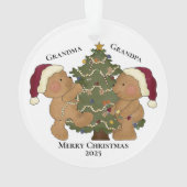 Teddy Bear-kerstboomversiering Ornament (achterkant)