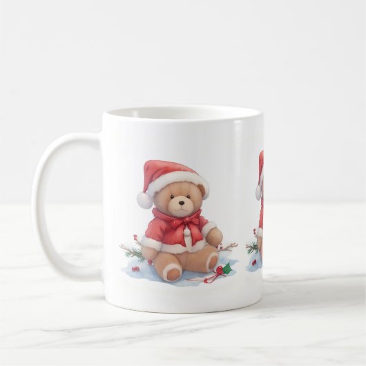 Teddy Bear Kerstmis Koffiemok (Links)
