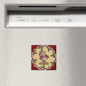 Teddy Bear Kerstmis Magneet (Insitu (Vaatwasser))