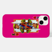 Teddy Bear King of Hearts iPhone 6 Coque (Verso (horizontal))