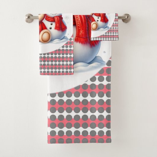 Teddy Bear Ladybug avec Snowman Baby shower cadeau (En situation)