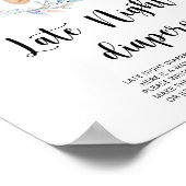 Teddy Bear \ Late night diapers game Poster (Hoek)