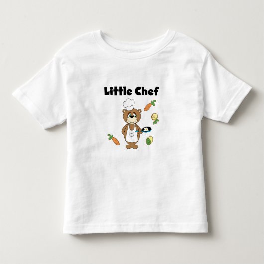 Teddy Bear Little Chef Kinder Shirts (Voorkant)