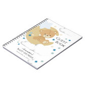 Teddy Bear Love Baby Boy Douche | Livre d'invité (Côté gauche)