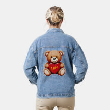 Teddy Bear "Love" Dames Spijkerjas