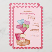 Teddy Bear Love Invitations (Devant / Derrière)