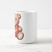 Teddy Bear "Love" Valentine’s Ceramic Mug (Centre)
