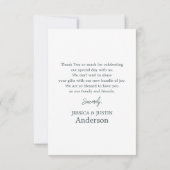 Teddy Bear Luchtballon Dank u Bedankkaart (Achterkant)