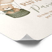 Teddy Bear Luier Raffle Poster (Hoek)