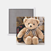 Teddy Bear Magnet Magneet (Voorkant / Achterkant)