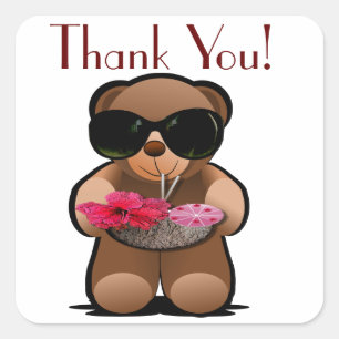 Teddy Bear Merci Étiquette