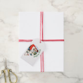  Teddy Bear Merry Kerstmis Cadeaulabel (Met Touw)