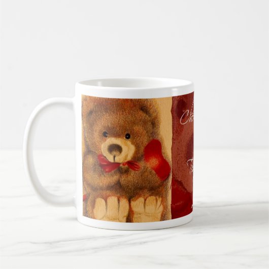 Teddy Bear Mug (Gauche)