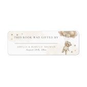 Teddy Bear Neutral Book Gifted By Etiket (Voorkant)