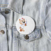 Teddy Bear Nurse Button (In situ)