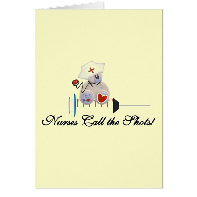 Teddy Bear Nurses roepen de Shots T-shirts en Gift (Voorkant)