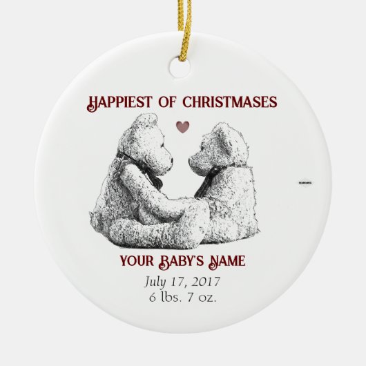Teddy Bear Ornament HAMbyWG (Voorkant)