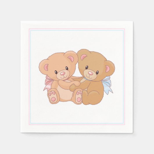 Teddy Bear Paper Napkins Servet (Voorkant)