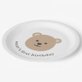 Teddy Bear Papieren Bordje (Gekanteld)