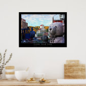 Teddy Bear Park Poster (Keuken)