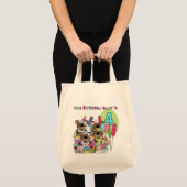 Teddy Bear Party 4e verjaardag Tshirts en geschenk Tote Bag (Voorkant (product))