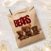 Teddy Bear PARTY BAG Bedankzakje (Geknipt)
