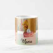 Teddy Bear Pastel Stripe Mug (Centre)