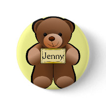 Teddy Bear Persoonlijke Button Pin