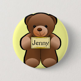 Teddy Bear Persoonlijke Button Pin