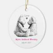 Teddy Bear Photo Ornament HAMbyWG (Links)