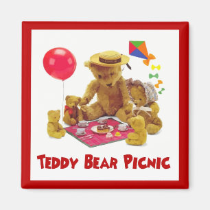 Teddy Bear Picnic Magnet Magneet