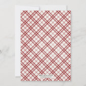 Teddy Bear Pique-nique Invitation Anniversaire (Dos)