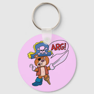 Teddy Bear Pirate Sleutelhanger