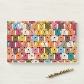 Teddy Bear Post-it® Notes (Op bureau)