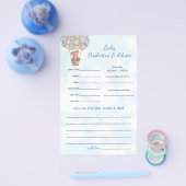 Teddy Bear Predictions and Advice Flyer (Enkel)