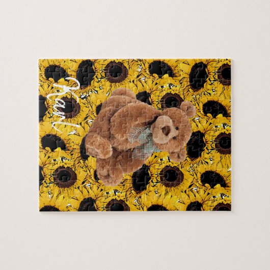 Teddy Bear Puzzles de tournesol (Horizontal)