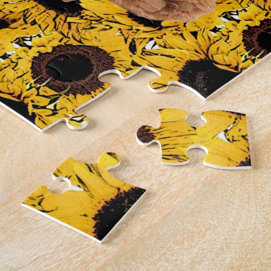 Teddy Bear Puzzles de tournesol (Côté)