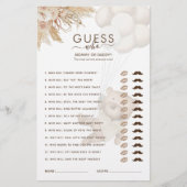 Teddy Bear raad eens wie Baby shower is (Voorkant)